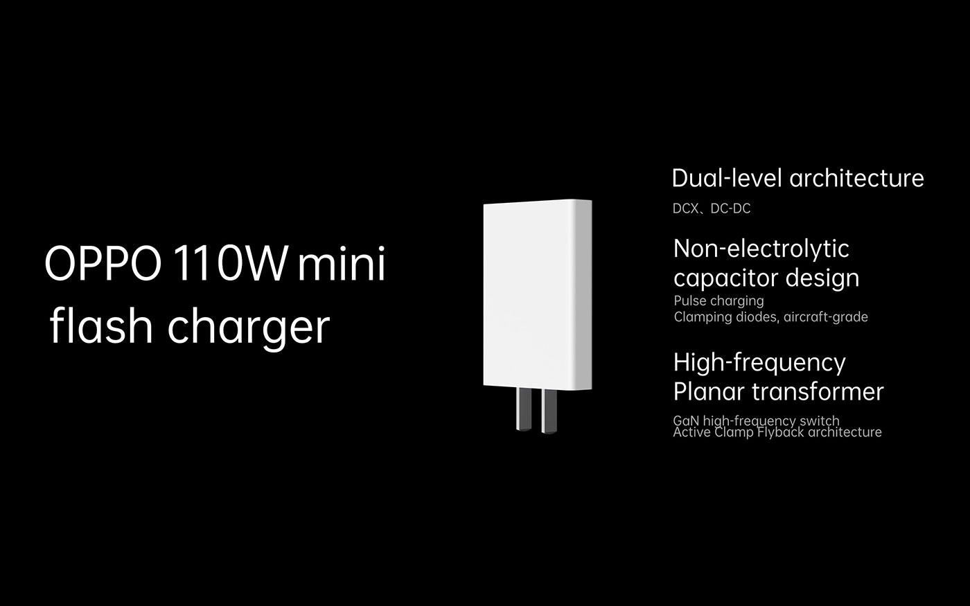 OPPO launches 125W flash charge, 65W AirVOOC wireless flash charge and 50W mini SuperVOOC charger